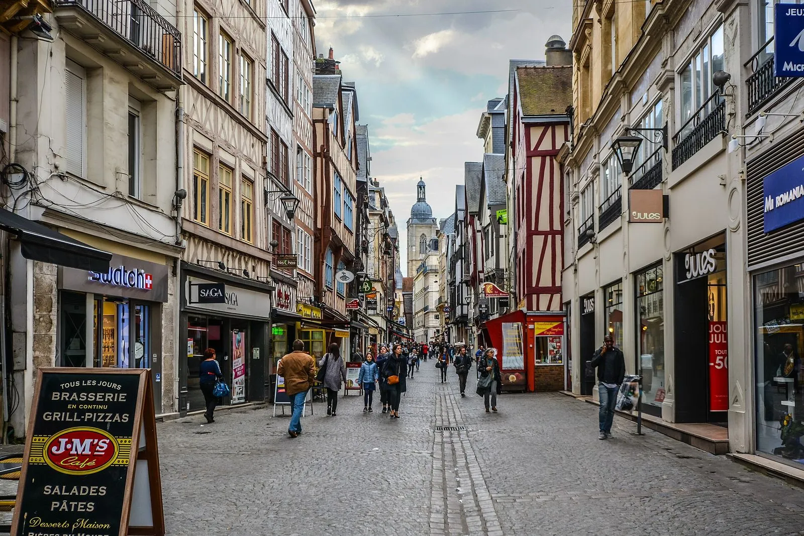L'épine dorsale de la vieille ville