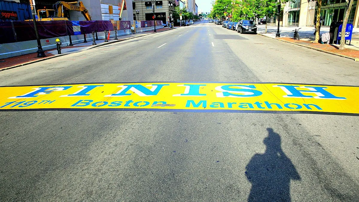 Boston Marathon Finish Line