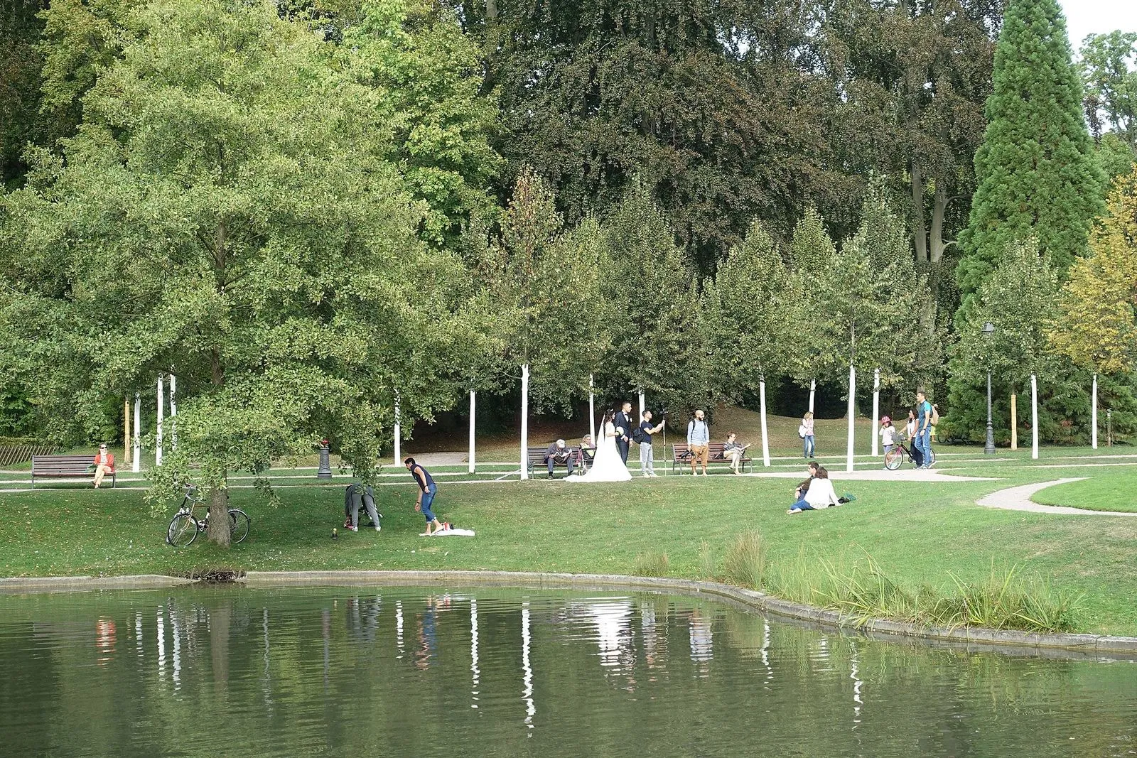 Le quartier européen et l'Orangerie