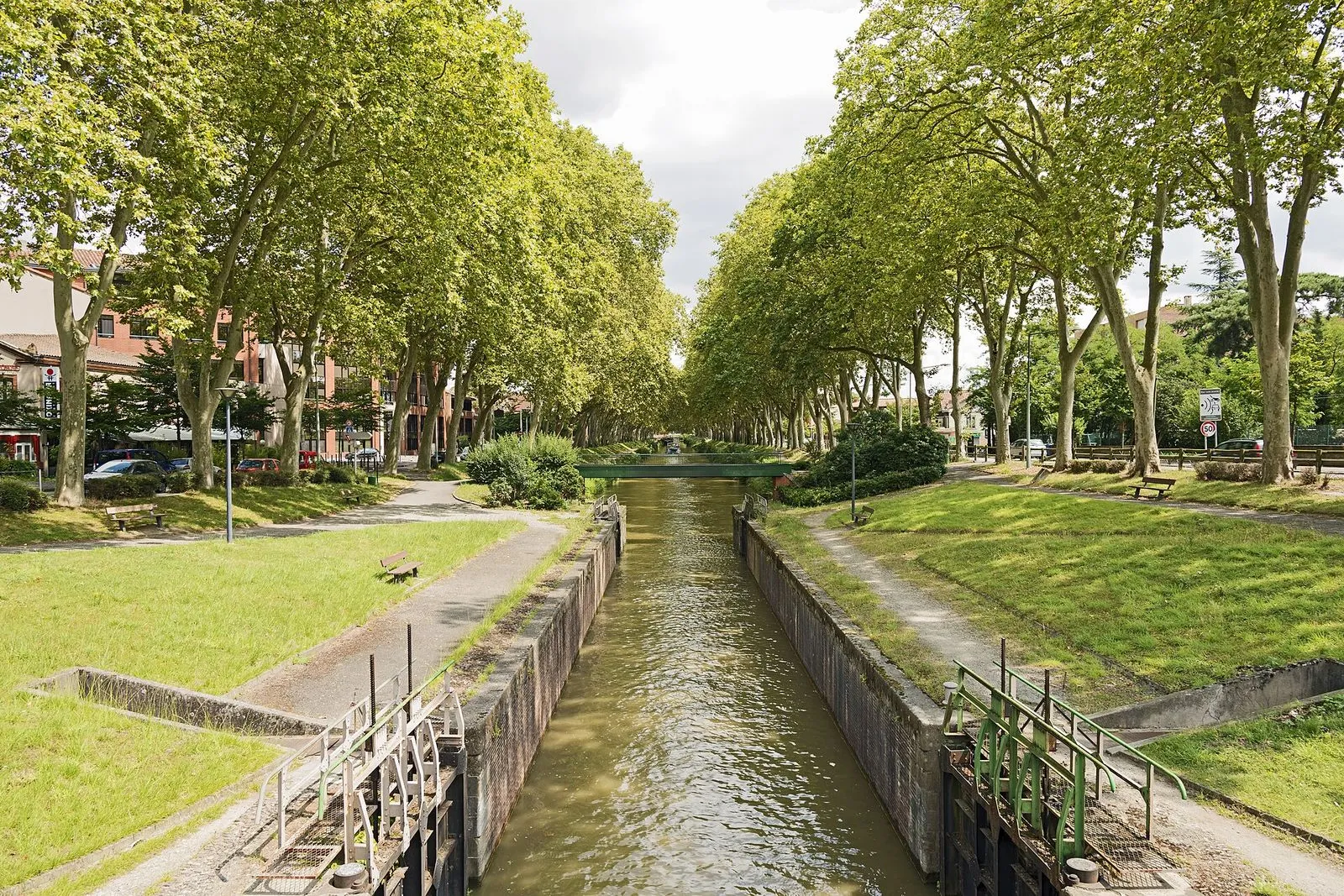 Le canal de Brienne jusqu'au Bazacle