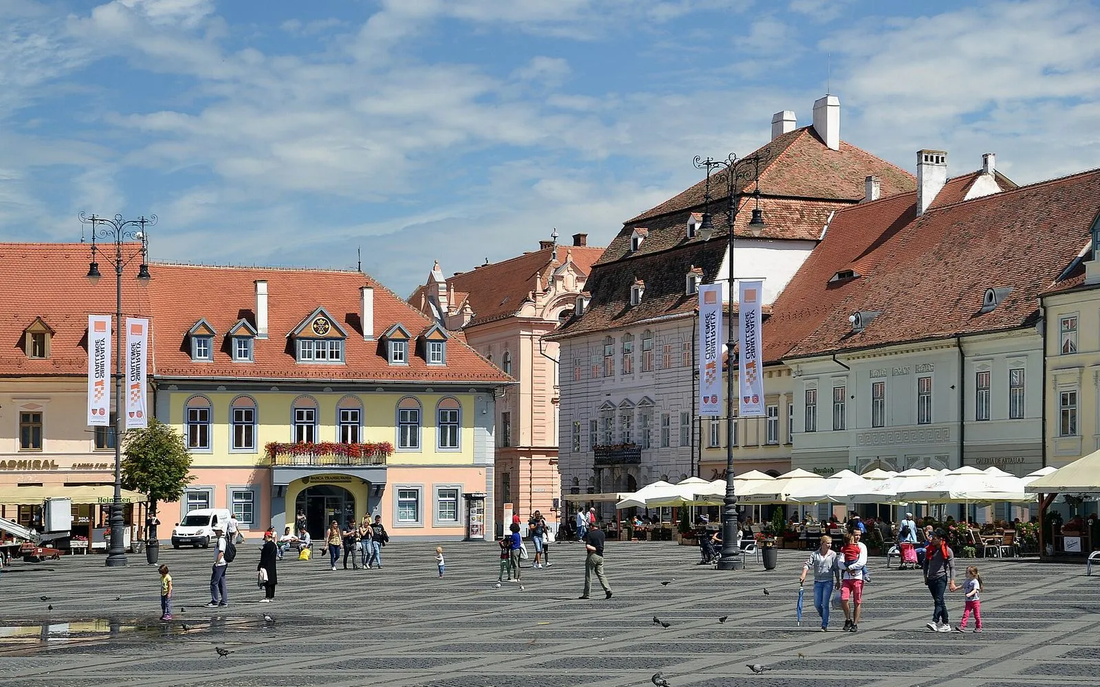 The Upper Town's Three Squares
