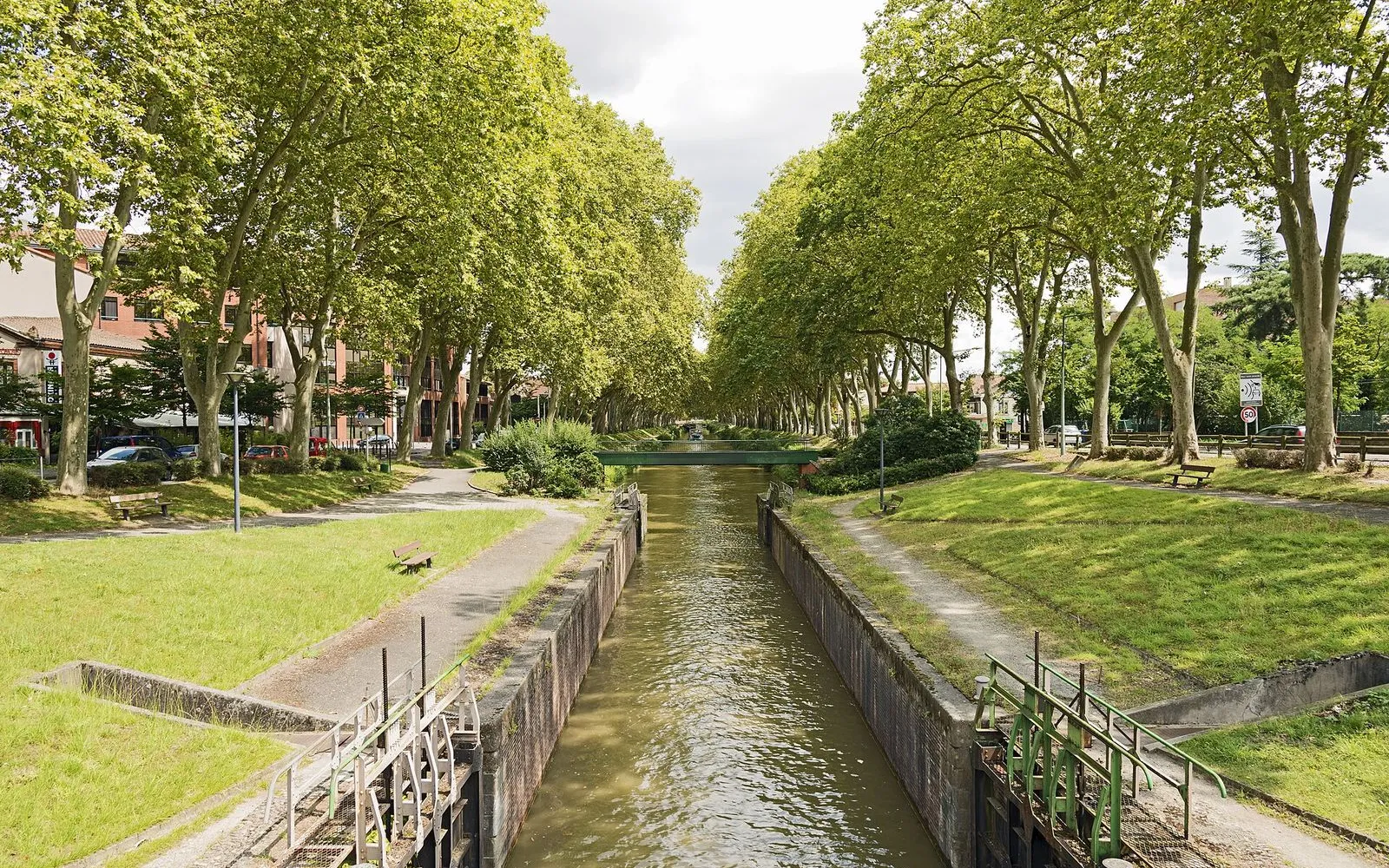Le canal de Brienne jusqu'au Bazacle